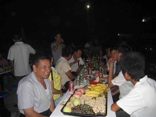 中秋佳节，，，潘总与我们同乐