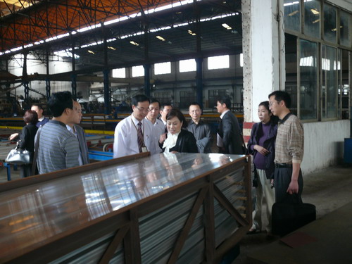 汶川县向导在广东省向导陪同下到我公司考察