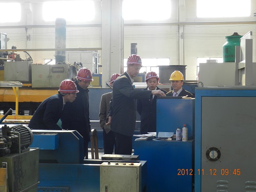 旭格德国总部专家来我江苏mg冰球突破公司旅行考察指导事情