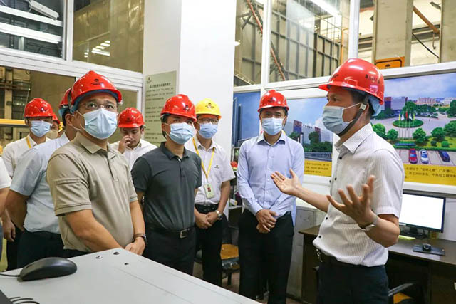 增强相助,互利共赢|肇庆市投资增进局一行来mg冰球突破集团调研