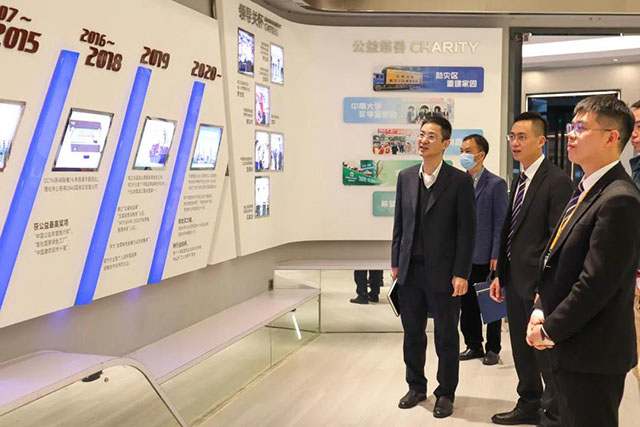 佛山市科技局向导一行莅临mg冰球突破集团调研指导事情